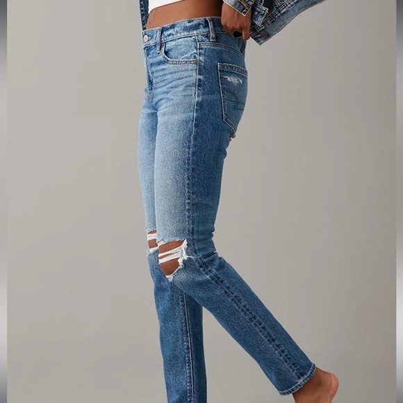 AE Stretch Ripped '90s Skinny Jean - Picture 4 of 6